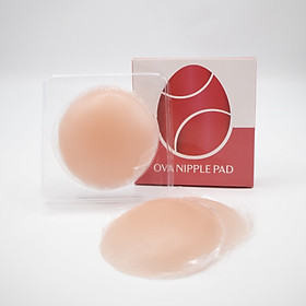 Miếng dán ngực (đầu ti) silicon cao cấp Ovapink Nipple Pad MDN002-mềm mại và tái sử dụng được 6 tháng
