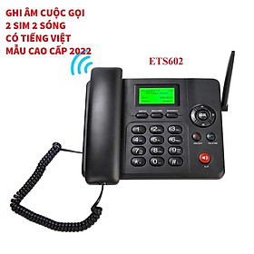 Mua ️Điện Thoại Bàn GSM FWP 6588 Lắp Mọi Loại Sim Di Động  Gphone  HomePhone Máy 2 Sim - Có Tiếng Việt