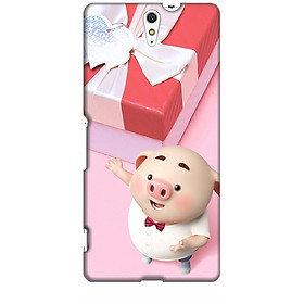 Ốp lưng dành cho điện thoại SONY C5 Heo Con Đòi Quà