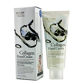 Kem Dưỡng Da Tay Collagen 3W Clinic 100ml