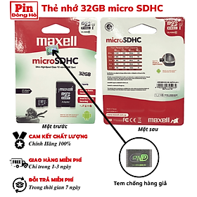Thẻ nhớ 32GB micro SDHC Hàng chính hãng