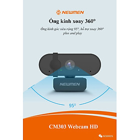 Webcam Newmen CM303 FullHD - Hàng Chính Hãng