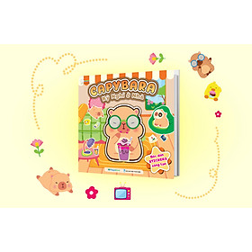Capybara - Kỳ nghỉ ở nhà (Đồ chơi bóc dán sticker cho bé)