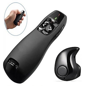 Mua Bút trình chiếu  bút thuyết trình  chiếu slide kèm hộp đựng bút tặng tai nghe Bluetooth nhét tai hạt đậu S530