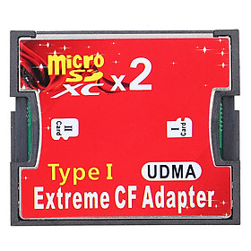 Card Chuyển Đổi Micro SD/TF Sang CF Hỗ Trợ SDXC