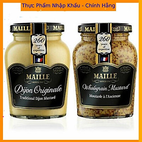 Mù tạt vàng Dijon Originale Maille Nhập khẩu Pháp lọ 215g