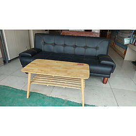 Sofa giường da xuất Nhật Juno Sofa Giường 1m8 x 1m1 x cao 45 cm ( Tặng bàn gỗ tự nhiên 50 x 100 cm ) 