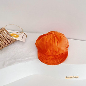 Mũ lưỡi trai vải mềm màu trơn xinh xắn cho bé MH131 Mimo Baby