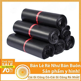 Mua 100 Chiếc Túi Đóng Hàng Niêm Phong Tự Dính Màu Đen size 17x30cm Đóng Gói Phụ Kiện  Bộ Đồ Nhỏ