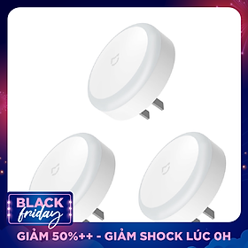 Set 3 Đèn Ngủ Cắm Điện Xiaomi Mijia MJYD04YL Cảm Biến Ban Đêm & Tiết Kiệm Năng Lượng (220V)