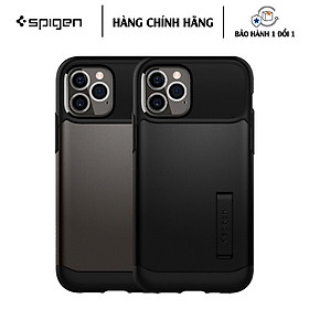 Ốp lưng dành cho iPhone 12 Pro/ 12 Spigen Slim Armor Vật liệu TPU nhẹ bền chắc, bảo vệ tối ưu - Hàng chính hãng