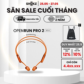 Mua  MỚI  Tai Nghe Bluetooth Thể Thao Truyền Âm Thanh Qua Xương SHOKZ OPENRUN PRO 2 - Mini S821 - Bảo Hành 2 Năm - Hàng Chính Hãng