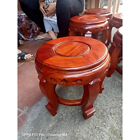 Mua Kỷ tròn gỗ hương (cao 30 x mặt 30cm)