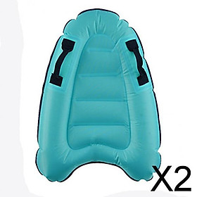 2xInflatable Swimming Aids Paddle Board Surfboard Summer Beach Pool Bodyboards