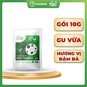 Cà Phê Túi Lọc Gu Vừa Robusta + Arabica - UFO Coffee - Gói 1 túi - Túi 10g