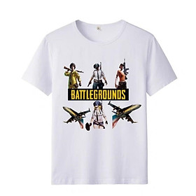 Áo Thun In PUBG Hai Màu Trắng Đen