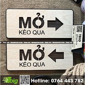Mua Bảng chỉ dẫn kéo cửa qua trái phải