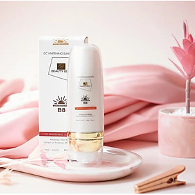 [GOLDEN HEALTH] Kem Chống Nắng Beauty Leaf SPF50+ 50ml, Tinh Chất Chống Nắng Nâng Tone,Chống Nước Ngăn Chặn Và Bảo Vệ Da Dưới Tác Hại Của Tia UVA, UVB Từ Ánh Nắng Mặt Trời Beauty Leaf CC Whitening Sunscreen