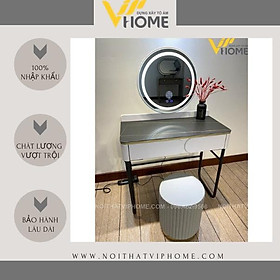 Mua Bàn trang điểm  bàn phấn kèm gương tích hợp đèn LED kèm nút cảm ứng thông minh và ngăn kéo để đồ tện lợi BTD-00027