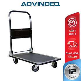 Mua Xe Đẩy Hàng 4 Bánh Sàn Thép Phủ Nhám ADVINDEQ HT-170 (170kg) - Hàng Chính Hãng