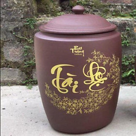 Mua Hũ đựng gạo gốm sứ Bát Tràng đựng 10kg