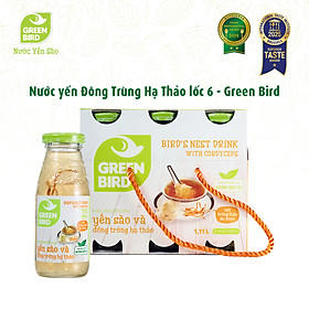 Nước Yến Đông Trùng Hạ Thảo Green Bird Tăng Cường Sức Khỏe Chai 185ml