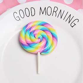 Mua HN * Charm kẹo mút cầu vồng cỡ lớn cho các bạn trang trí vỏ ốp điện thoại  DIY