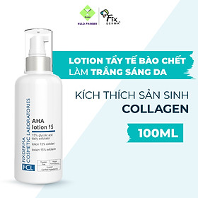 Lotion Tẩy Tế Bào Chết FCL AHA Lotion 15 Dành Riêng Cho Da Dày Sừng Nang Lông, Khô, Ngứa 100ml - Hùng Lợi