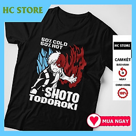 SALE- Áo thun Shoto Todoroki - My Hero Academia độc đẹp giá siêu rẻ