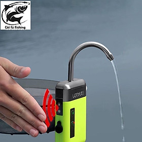 Mua Máy sục oxy hồ cá   sục khí bể cá  lọc nước  bơm và xả nước thùng cá LINNHUEcó đèn soi tiện lợ