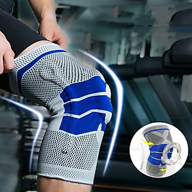 Băng Gối Thể Thao Aolikes Knee Pads Có Lớp Đệm Silicon Và Lò Xo Chính Hãng Aolikes (1 Chiếc)