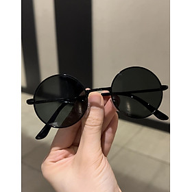 Kính râm Mắt tròn thủy tinh siêu nhỏ