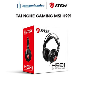Tai nghe Gaming có khung choàng đầu MSI H991 (20Hz - 20KHz) Hàng chính hãng