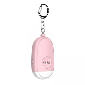 3X Mini 130DB Personal Alarm Security Alert Charging for Women Elderly Kids pink