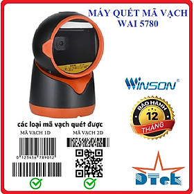 Máy đọc mã vạch đa tia Winson WAI-5780 Dtek - Hàng nhập khẩu chính hãng