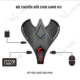 Mua Bộ Chuyển Đổi Bàn Phím Chuột M3 Bluetooth 5.0 Chơi Game Pubg Mobile Kết Nối Hỗ Trợ Tất Cả Các Loại Chipset ( Mediatek ) Dành Cho Điện Thoại Android/IOS - Hàng Chính Hãng