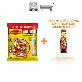 Mua 1 Tặng 1 - Nước tương Maggi đậm đặc Hạt nêm cao cấp MAGGI Nấm Hương