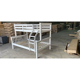 Mua Thanh Lý Giường Tầng Dưới 1m2 x Trên 1m ( Màu Trắng )