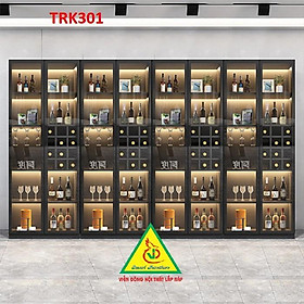 Mua Tủ rượu gỗ MDF cánh kính TRK301 - Nội thất lắp ráp Viễn Đông ADV