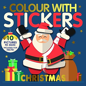 Colour with Stickers: Christmas