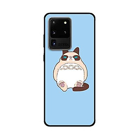 Ốp Lưng Dành Cho Samsung Galaxy S20 Ultra mẫu Chú Mèo Lười - Hàng Chính Hãng