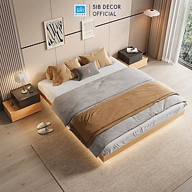 Mua Giường Ngủ Tatami Khung Giường Ẩn SIB Decor  Tùy Chọn Đèn LED Cảm Biến GN33