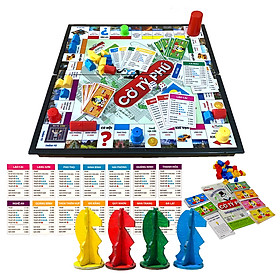 Cờ Tỷ Phú Việt Nam Monopoly Phiên Bản Các Địa Danh Kèm 4 Ngựa Gỗ Hỗ Trợ Chơi Vui Nhộn Hơn