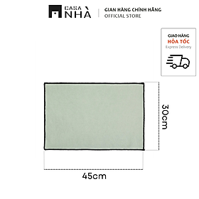 Mua Tấm lót bàn ăn vải cotton trơn 4 màu 30x45cm KALISA - Placemat 30x45cm