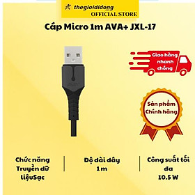 Cáp Micro 1m AVA+ JXL-17 - Hàng Chính Hãng