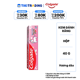 Kem đánh răng Colgate trẻ em hương dâu 40g - Kỳ Lân/Khủng Long - Giao ngẫu nhiên