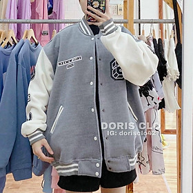 Áo khoác bomber Chống Nắng Cho Nam Nữ Và Cặp Đôi SHOP Có 2 Màu Chất Nỉ Unisex in hình CS Form rộng Ulzzang