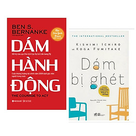 Combo 2 Cuốn Sách Thay Đổi Tư Duy Tâm Đắc Nhất : Dám Bị Ghét + Dám Hành Động (Tặng kèm Bookmark Happy Life)