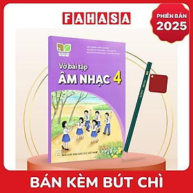 Sách Giáo Khoa Vở Bài Tập Âm Nhạc 4 (Kết Nối) (Phiên Bản 2025) - Kèm Bút Chì