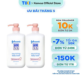 Combo 2 Sữa Tắm Người Lớn Dầu Hạnh Nhân Johnsons Adult Ph5.5 - Dung Tích 750mlx2